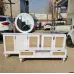 آینه کنسول حصیری ست با میز تی وی و جاکفشی